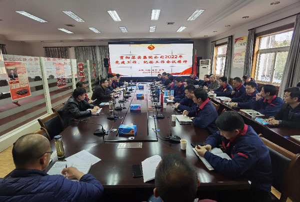 公司召開會議傳達(dá)集團(tuán)公司黨建工作、紀(jì)檢工作會議精神