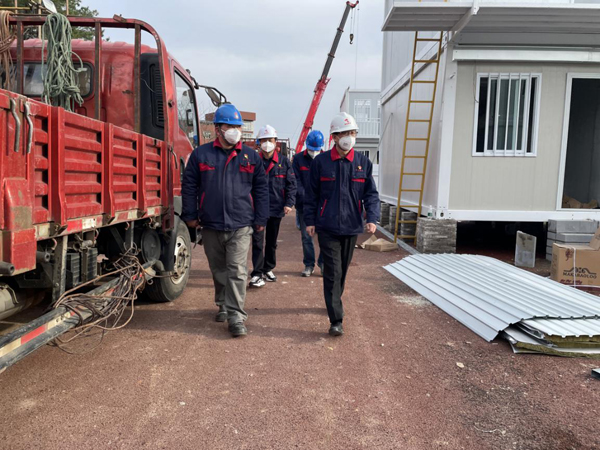 公司黨委書記檢查指導(dǎo)田家炳中學(xué)隔離點(diǎn)項目建設(shè)工作 公司黨委書記檢查指導(dǎo)田家炳中學(xué)隔離點(diǎn)項目建設(shè)工作