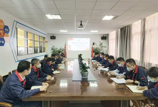 鋼構(gòu)公司黨支部召開組織生活會 鋼構(gòu)公司黨支部召開組織生活會